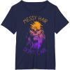 imageStar Wars Chewbacca Messy Hair Dont Care Disney TShirtNavy Blue