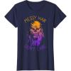 imageStar Wars Chewbacca Messy Hair Dont Care Disney TShirtNavy Blue