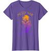 imageStar Wars Chewbacca Messy Hair Dont Care Disney TShirtPurple Heather