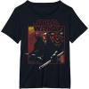 imageStar Wars Darth Maul Classic Movie Square Portrait TShirtBlack