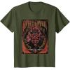 imageStar Wars Darth Maul Fear Tour Band TShirtOlive Green
