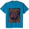 imageStar Wars Darth Maul Fear Tour Band TShirtSapphire Blue