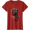 imageStar Wars Darth Maul Sith TShirt TShirtCranberry Red