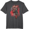 imageStar Wars Darth Maul Sith TShirt TShirtDark Heather Grey