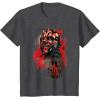 imageStar Wars Darth Maul Sith TShirt TShirtDark Heather Grey