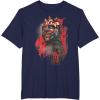 imageStar Wars Darth Maul Sith TShirt TShirtNavy Blue