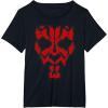 imageStar Wars Darth Maul Spray Paint Face TShirtBlack