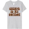 imageStar Wars Han Solo Movie Chewie My Copilot Premium TShirt Premium TShirtHeather Grey