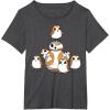 imageStar Wars Porgs Having Fun With BB8 Portrait TShirtDark Heather Grey