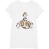 imageStar Wars Porgs Having Fun With BB8 Portrait TShirtWhite