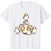 imageStar Wars Porgs Having Fun With BB8 Portrait TShirtWhite