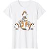 imageStar Wars Porgs Having Fun With BB8 Portrait TShirtWhite