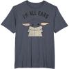 imageStar Wars The Mandalorian The Child Im All Ears Outline TShirtHeather Blue