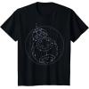 imageStar Wars The Rise of Skywalker BB8 Starry Constellation TShirtBlack