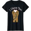 imageStar Wars Valentines Day Chewbacca I Chews You Disney TShirtBlack