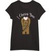 imageStar Wars Valentines Day Chewbacca I Chews You Disney TShirtBlack