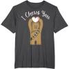 imageStar Wars Valentines Day Chewbacca I Chews You Disney TShirtDark Heather Grey