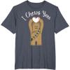 imageStar Wars Valentines Day Chewbacca I Chews You Disney TShirtHeather Blue