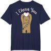imageStar Wars Valentines Day Chewbacca I Chews You Disney TShirtNavy Blue