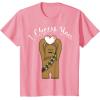 imageStar Wars Valentines Day Chewbacca I Chews You Disney TShirtPink