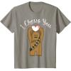 imageStar Wars Valentines Day Chewbacca I Chews You Disney TShirtSlate Grey