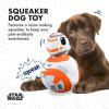 imageStar Wars for Pets BB8 Plush Squeaky Ball for Dogs Toy for Dogs  Soft Fabric Squeaky Ball Dog Toys Dog Chew Toys Gifts for Fans 4 Inch FF19189BB8