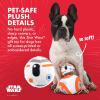 imageStar Wars for Pets BB8 Plush Squeaky Ball for Dogs Toy for Dogs  Soft Fabric Squeaky Ball Dog Toys Dog Chew Toys Gifts for Fans 4 Inch FF19189BB8