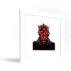 imageTrends International Gallery Pops Star Wars The Phantom Menace  Darth Maul Portrait Wall Art 12quot x 12quot Gallery Pops Wall Art Black Framed VersionWhite Framed Version