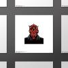 imageTrends International Gallery Pops Star Wars The Phantom Menace  Darth Maul Portrait Wall Art 12quot x 12quot Gallery Pops Wall Art Black Framed VersionUnframed Version