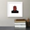 imageTrends International Gallery Pops Star Wars The Phantom Menace  Darth Maul Portrait Wall Art 12quot x 12quot Gallery Pops Wall Art Black Framed VersionWhite Framed Version