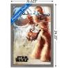 imageTrends International Star Wars A New Hope  Chewy Wall Poster 34L x 224W Premium Unframed VersionBarnwood Framed Version