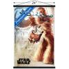 imageTrends International Star Wars A New Hope  Chewy Wall Poster 34L x 224W Premium Unframed VersionPremium Print and Black Hanger Bundle