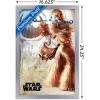 imageTrends International Star Wars A New Hope  Chewy Wall Poster 34L x 224W Premium Unframed VersionSilver Framed Version