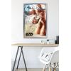 imageTrends International Star Wars A New Hope  Chewy Wall Poster 34L x 224W Premium Unframed VersionSilver Framed Version