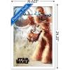 imageTrends International Star Wars A New Hope  Chewy Wall Poster 34L x 224W Premium Unframed VersionWhite Framed Version