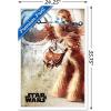 imageTrends International Star Wars A New Hope  Chewy Wall Poster 34L x 224W Premium Unframed VersionWhite Framed Version