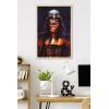 imageTrends International Star Wars ObiWan Kenobi  Darth Vader Painting Wall Poster 22375quot x 34quot Premium Unframed VersionBlonde Framed Version