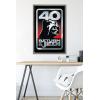 imageTrends International Star Wars Return of the Jedi  40th Vader Logo Wall Poster 34L x 224W Premium Unframed VersionBarnwood Framed Version