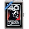 imageTrends International Star Wars Return of the Jedi  40th Vader Logo Wall Poster 34L x 224W Premium Unframed VersionBarnwood Framed Version