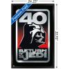 imageTrends International Star Wars Return of the Jedi  40th Vader Logo Wall Poster 34L x 224W Premium Unframed VersionBlack Framed Version