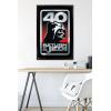imageTrends International Star Wars Return of the Jedi  40th Vader Logo Wall Poster 34L x 224W Premium Unframed VersionBlack Framed Version
