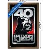 imageTrends International Star Wars Return of the Jedi  40th Vader Logo Wall Poster 34L x 224W Premium Unframed VersionBronze Framed Version