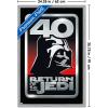 imageTrends International Star Wars Return of the Jedi  40th Vader Logo Wall Poster 34L x 224W Premium Unframed VersionGray Framed Version