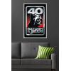 imageTrends International Star Wars Return of the Jedi  40th Vader Logo Wall Poster 34L x 224W Premium Unframed VersionGray Framed Version