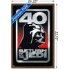 imageTrends International Star Wars Return of the Jedi  40th Vader Logo Wall Poster 34L x 224W Premium Unframed VersionMahogany Framed Version