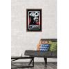 imageTrends International Star Wars Return of the Jedi  40th Vader Logo Wall Poster 34L x 224W Premium Unframed VersionMahogany Framed Version