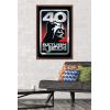 imageTrends International Star Wars Return of the Jedi  40th Vader Logo Wall Poster 34L x 224W Premium Unframed VersionMahogany Framed Version