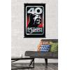 imageTrends International Star Wars Return of the Jedi  40th Vader Logo Wall Poster 34L x 224W Premium Unframed VersionPremium Poster  Clip Bundle