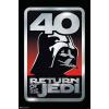 imageTrends International Star Wars Return of the Jedi  40th Vader Logo Wall Poster 34L x 224W Premium Unframed VersionPremium Unframed Version