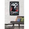 imageTrends International Star Wars Return of the Jedi  40th Vader Logo Wall Poster 34L x 224W Premium Unframed VersionSilver Framed Version